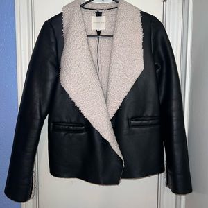 Faux Leather Coat🎇⚡️